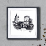Temple neuf & Porte des Allemands de Metz </br>- lot de 2 prints - – Image 5