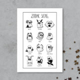 Zodiac signs<br/> - print -