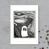Réinterprétation de l'œuvre Le cri d'Edvard Munch </br> - print -