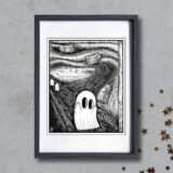 Réinterprétation de l'œuvre Le cri d'Edvard Munch </br> - print - – Image 2